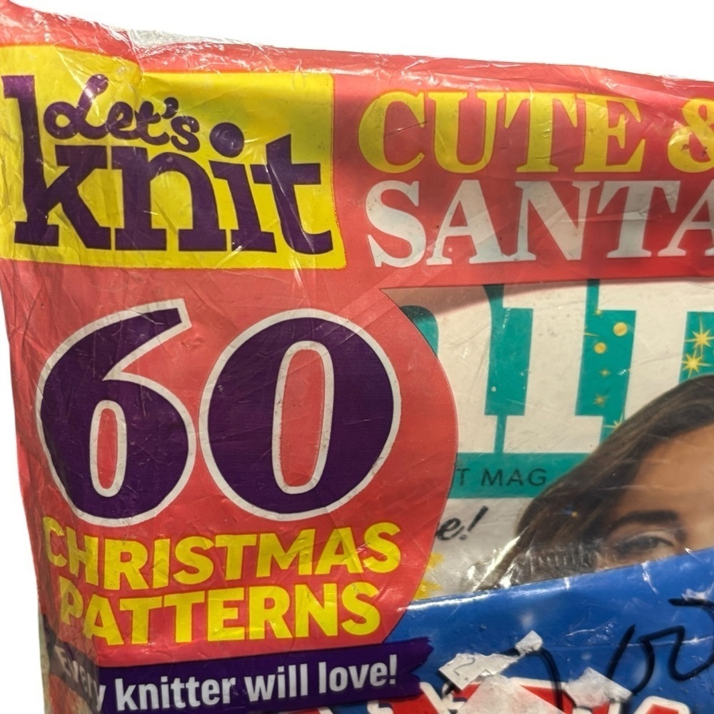 NEW Let’s knit Magazine Holiday Kits Nov/Dec ‘19 UK Patterns Ideas Yarn - Picture 6 of 16